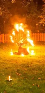 Feuershow Geburtstag