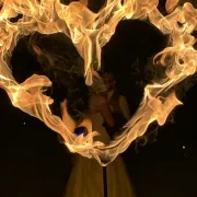 Feuershow Flammenherz