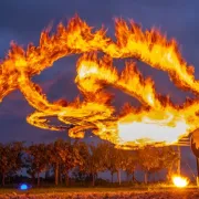 Feuershow Sachsen – Feuerdrache