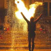 Feuersterne – Feuershow in Chemnitz