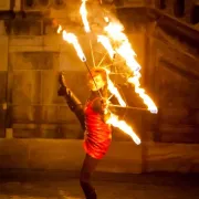 Fanz mit Feuer