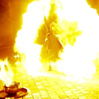 Feuershow bei Eisenach