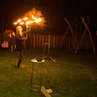 Feuershow in Pirna